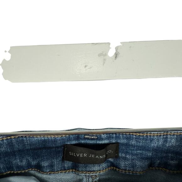 Silver Jeans Women's Skinny Jeans - Blue - Picture 3 of 7